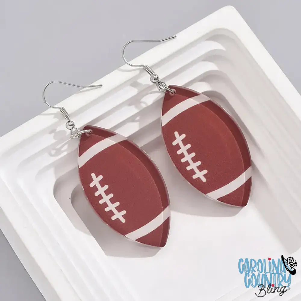 Football Season – Brown Earrings