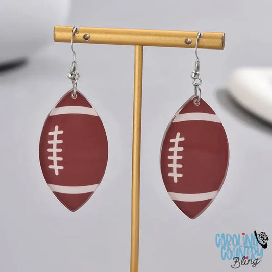 Football Season – Brown Earrings