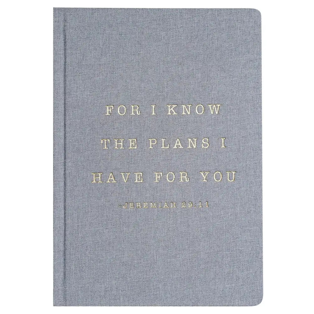For I Know The Plans I Have For You Fabric Journal Notebooks