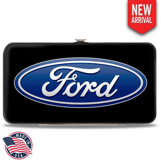 Hinged Wallet - Ford Oval Logo CENTERED Hinged Wallets