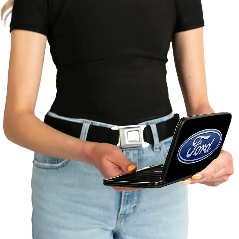Hinged Wallet - Ford Oval Logo CENTERED Hinged Wallets