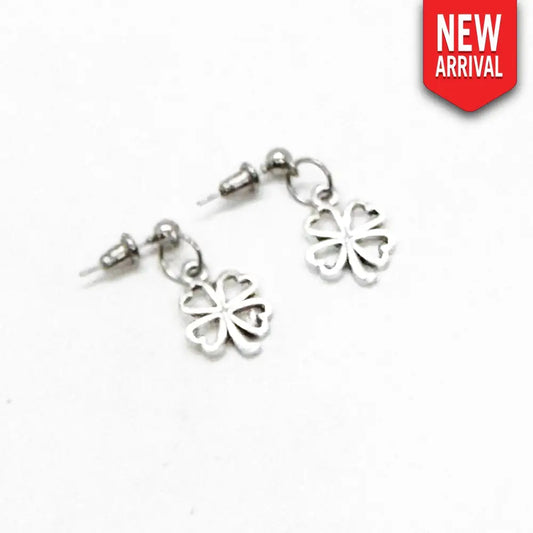 Four Leaf Clover Earrings Good Luck Gifts Friend Daughter Good Luck Wishes Wife Mom Gift For Her Fun Gifts Quirky