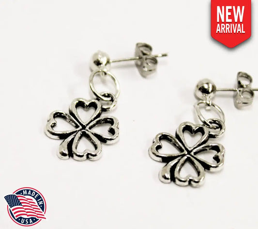 Four Leaf Clover - Earrings - Earrings