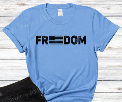 Freedom - Multi Small / Short / Blue Shirt