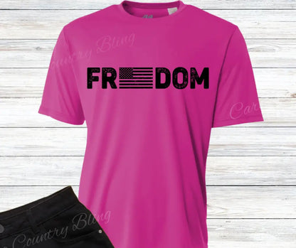 Freedom - Multi Small / Short / Fuchsia Shirt