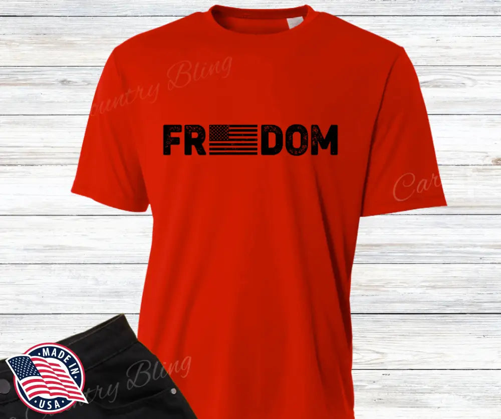 Freedom - Multi Small / Short / Red Shirt