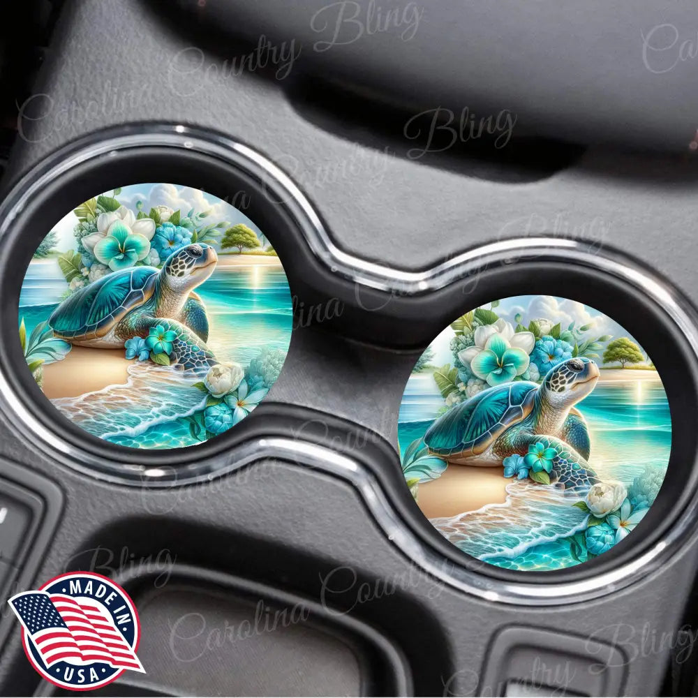 Friend of the Sea - Blue Car Coaster