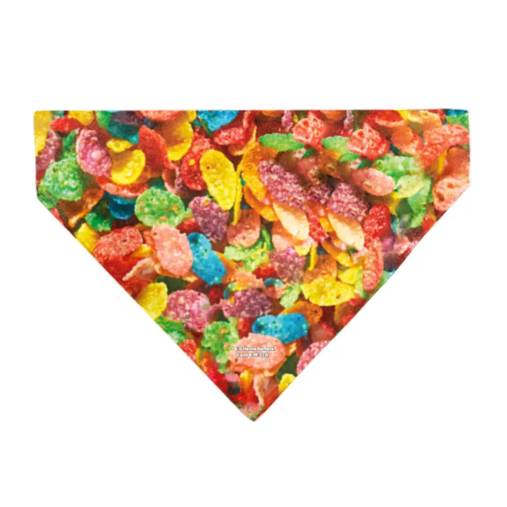 Fruity Pebbles - Red Pet Bandanas