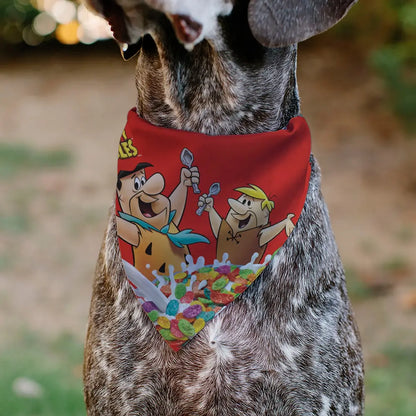 Fruity Pebbles - Red Pet Bandanas