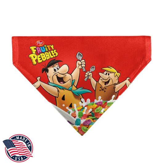 Fruity Pebbles - Red Pet Bandanas