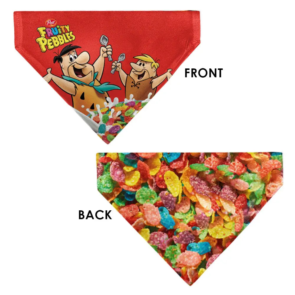 Fruity Pebbles - Red Pet Bandanas