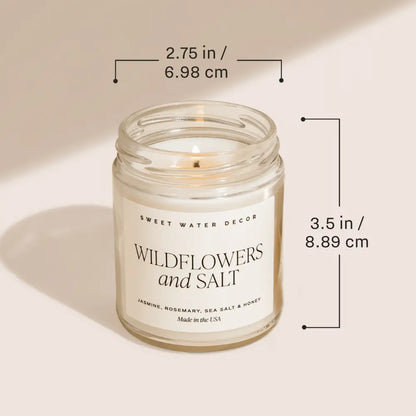 Game Day Black Soy Candle - Clear Jar - 9 oz - Candles
