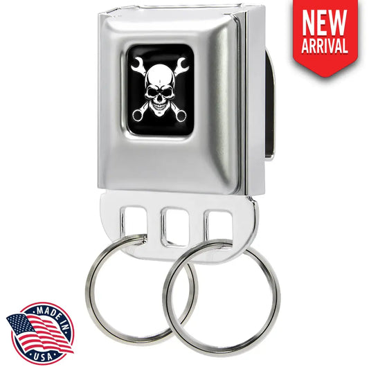 Keyholder - Gearhead Skull Full Color Black/White Key Holders