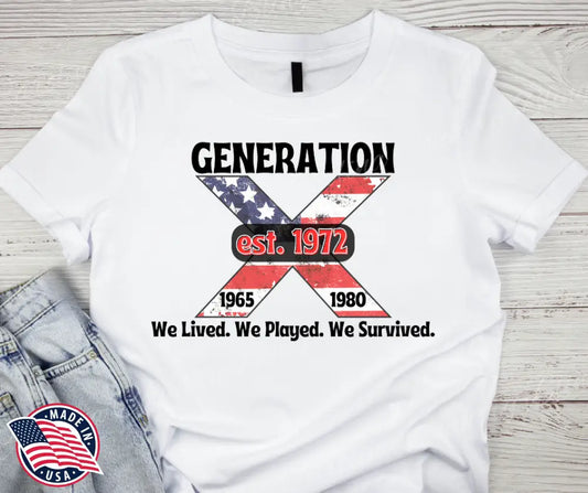 Gen X Est. 1972 - Multi Shirt