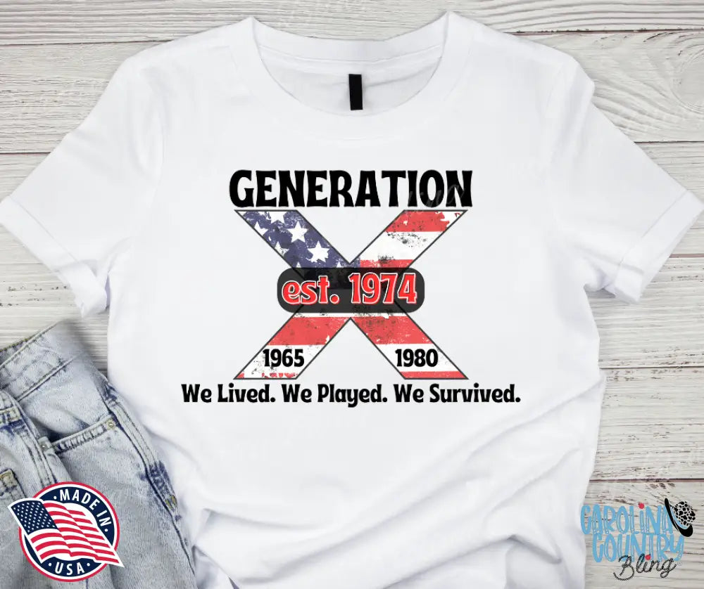 Gen X Est. 1974 - Multi Shirt