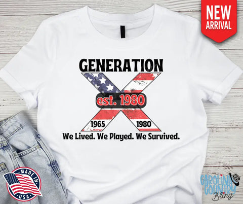 Gen X Est. 1980 - Multi Shirt