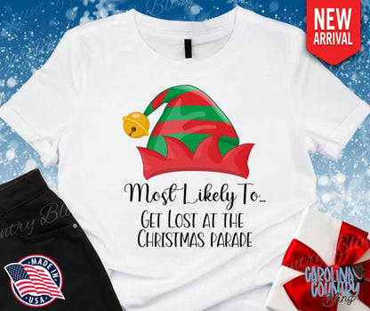 Get Lost At The Christmas Parade Small / Short Shirt