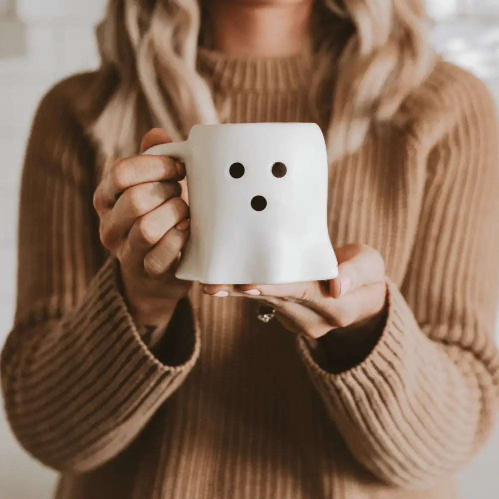 Ghost Face 12 oz Figural Coffee Mug - Coffee Mugs