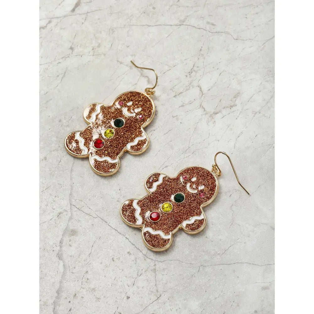 Gingerbread Man – Multi - Earrings