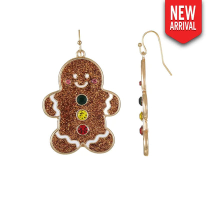 Gingerbread Man – Multi - Earrings