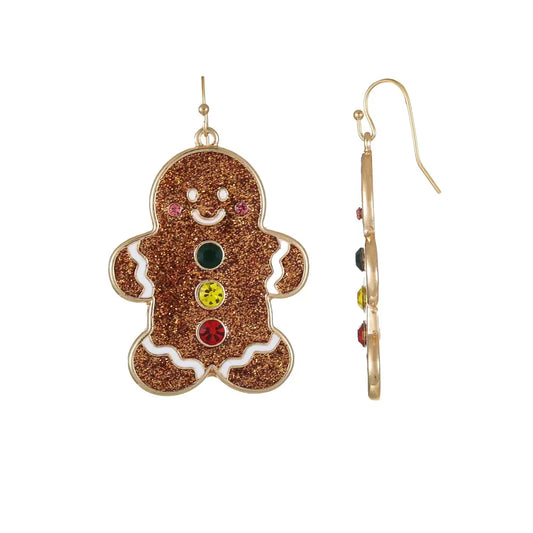 Gingerbread Man – Multi - Earrings
