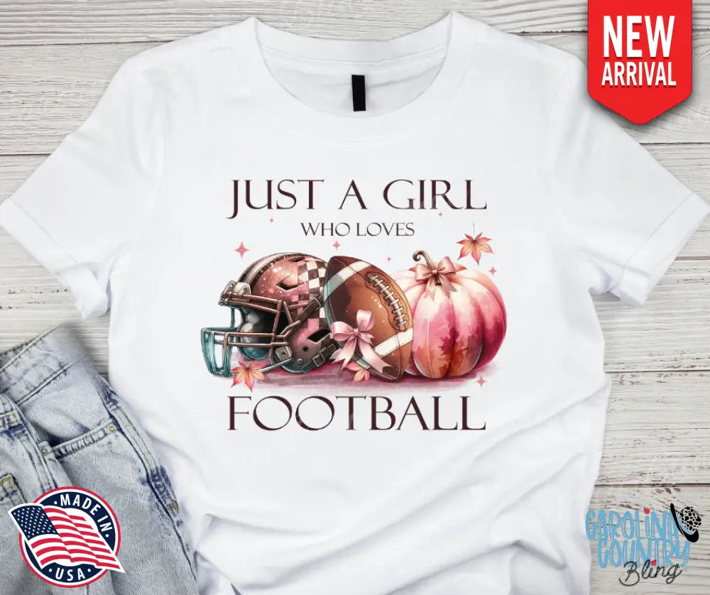 Girl Who Loves Football – Multi Shirt