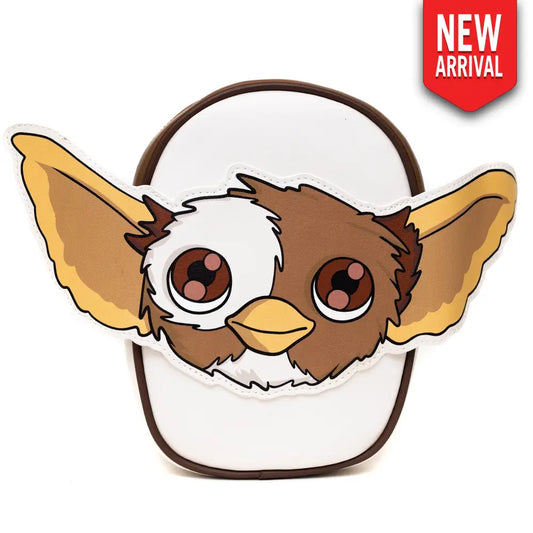 Warner Bros. Horror Movies Bag Cross Body Gremlins Gizmo Smiling Face Applique Vegan Leather Crossbody Bags