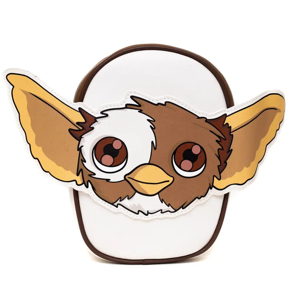Warner Bros. Horror Movies Bag Cross Body Gremlins Gizmo Smiling Face Applique Vegan Leather Crossbody Bags