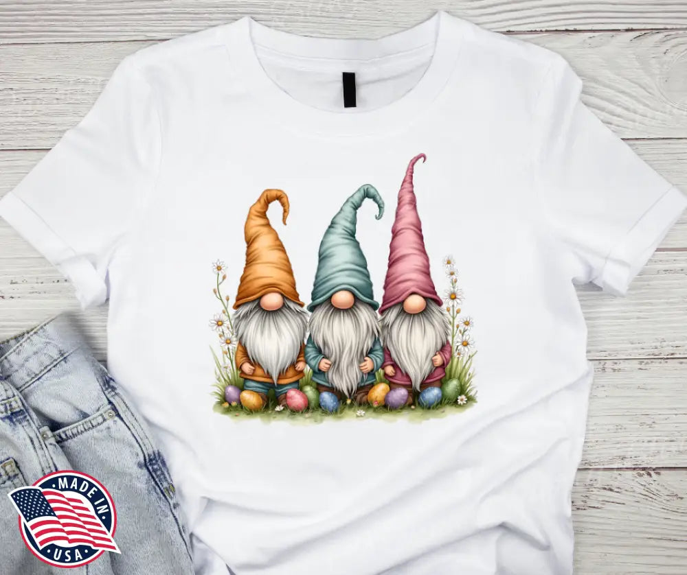 Gnomes of Spring – Multi Small / Short Shirt