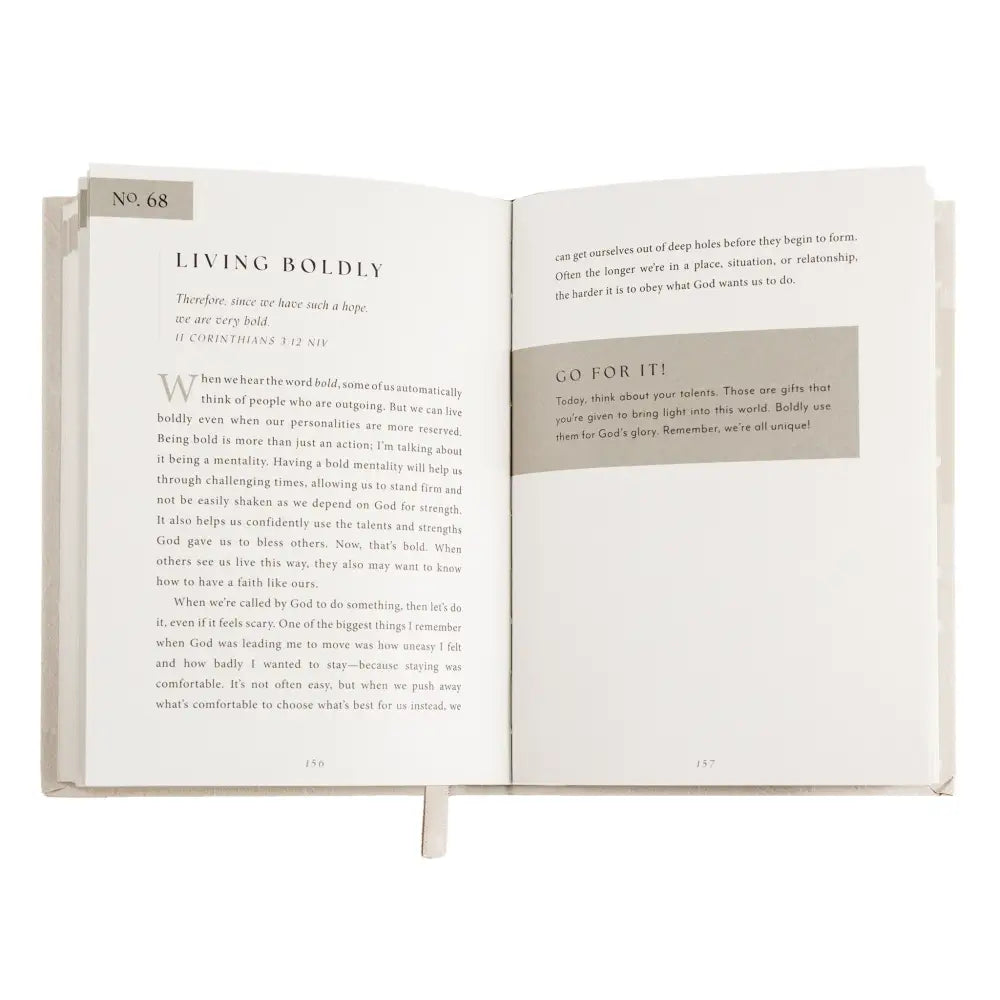 Go For It: 90 Devotions to Boldly Live the Life God Created for You Devotionals