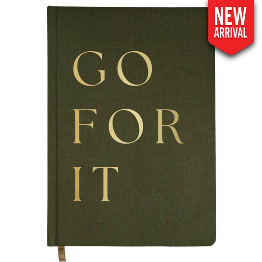 Go For It Fabric Journal Notebooks
