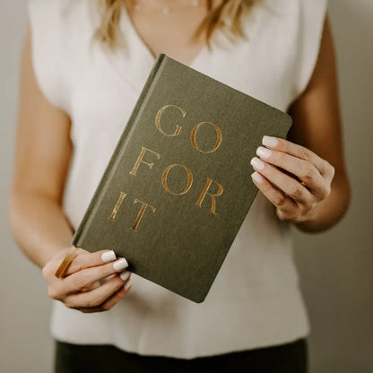 Go For It Fabric Journal Notebooks