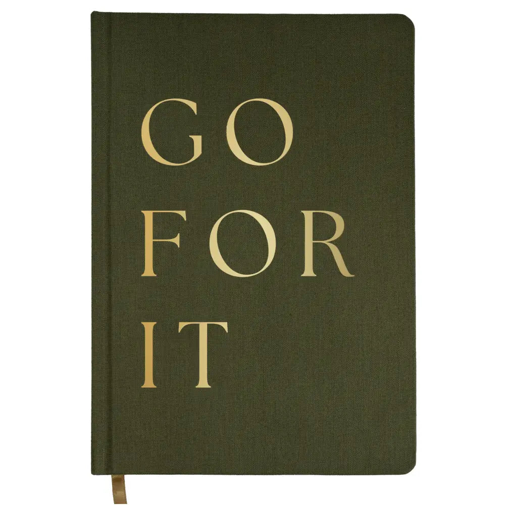 Go For It Fabric Journal Notebooks
