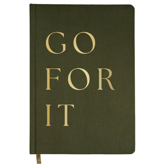 Go For It Fabric Journal Notebooks