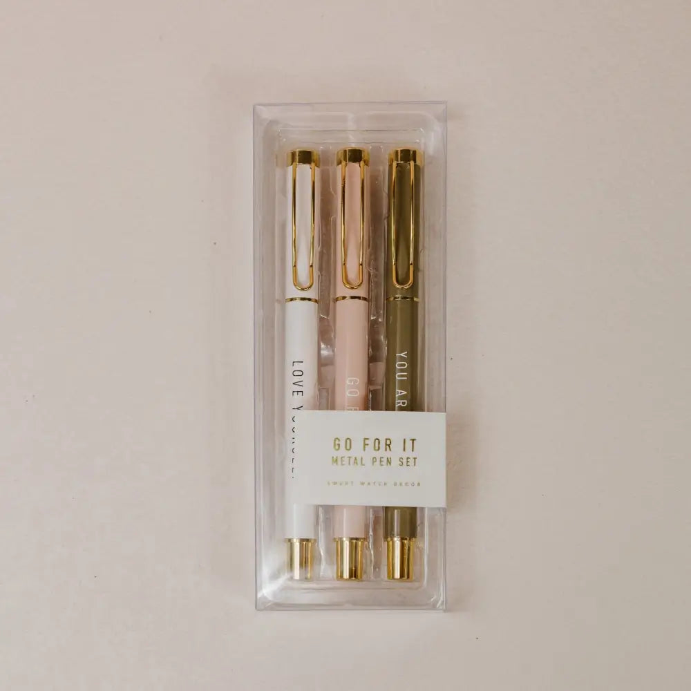Go For It Metal Pen Set - Pens