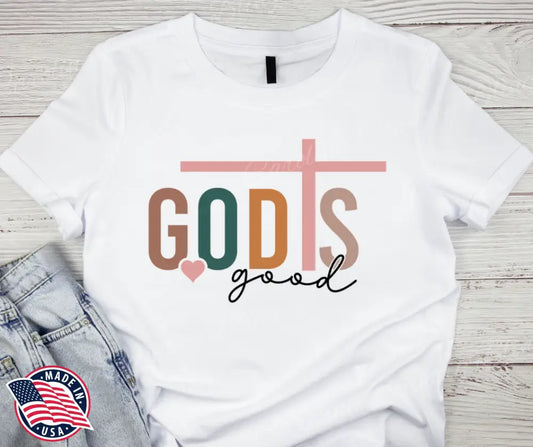 God Is Good – Multi Small / Short Shirt
