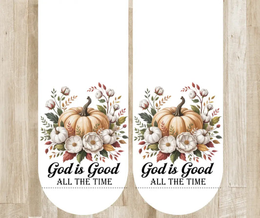 God Is Good – White Socks