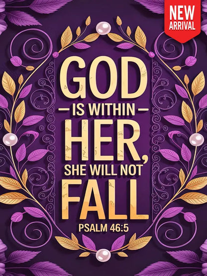 ’God is Within Her’ Psalm 46:5 - Art & Craft Kits