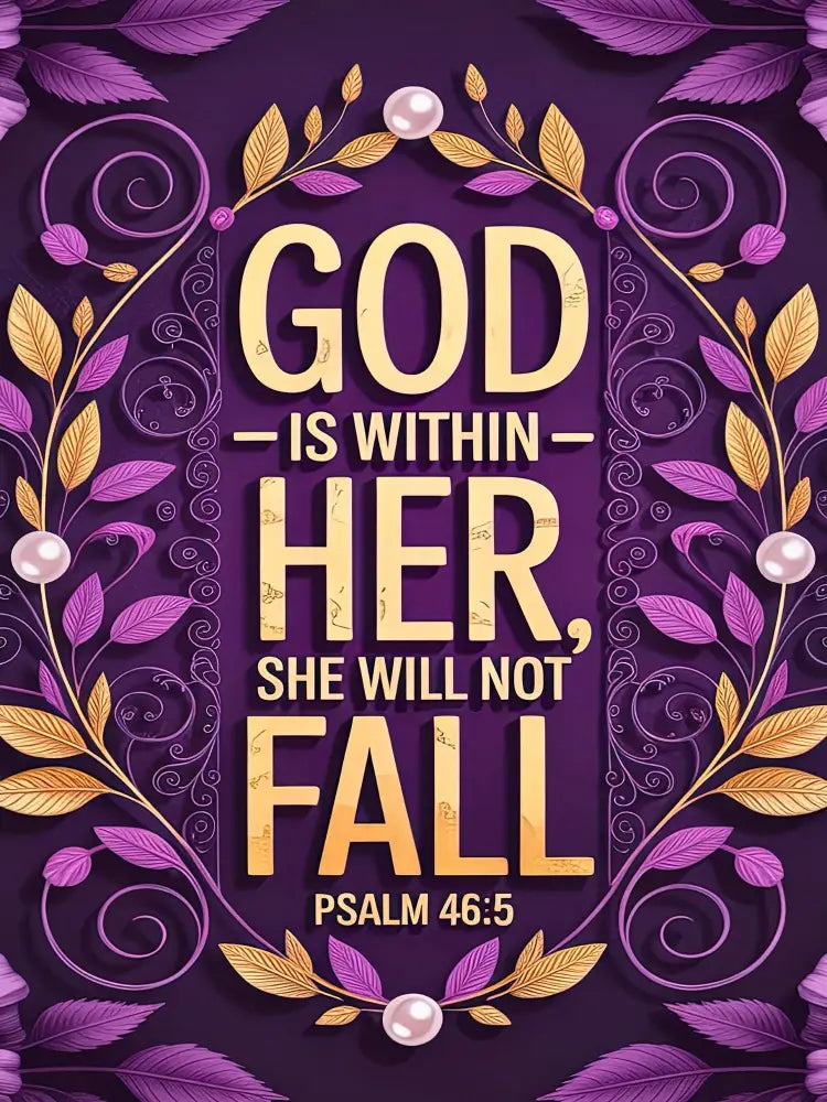 ’God is Within Her’ Psalm 46:5 - Art & Craft Kits