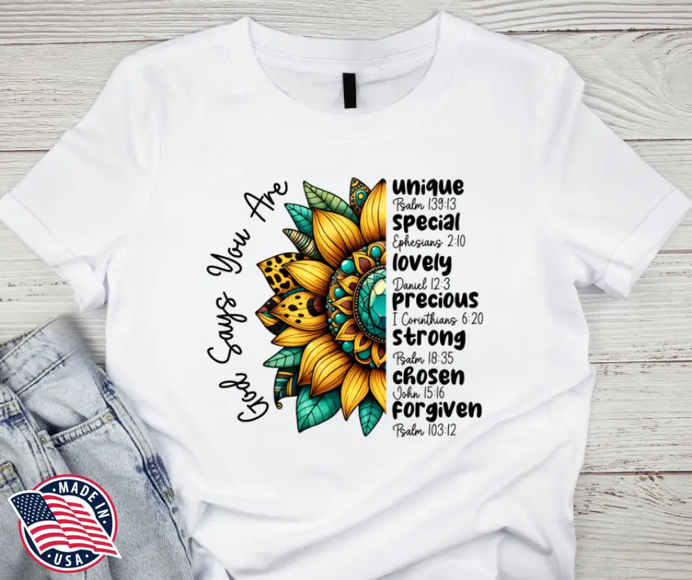 God Says You Are – Multi Shirt