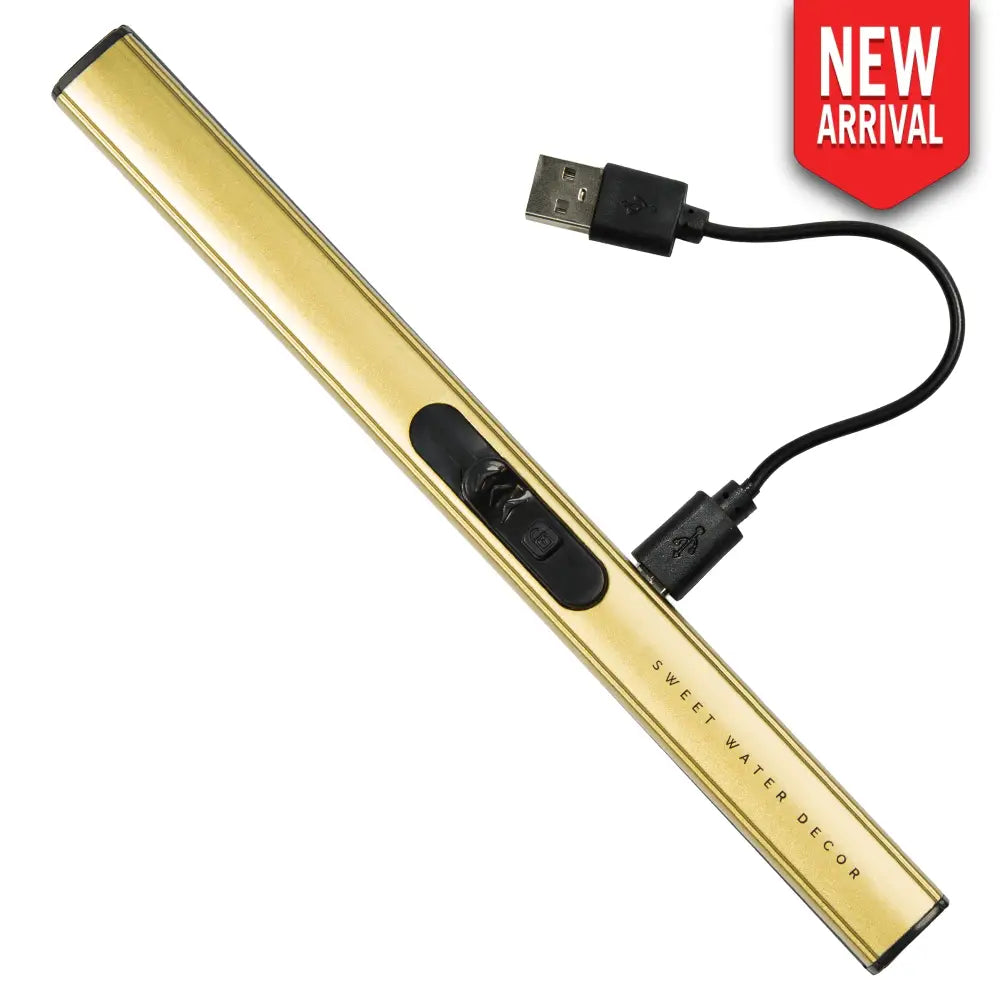 Gold Electric Lighter - Rechargeable Lighters