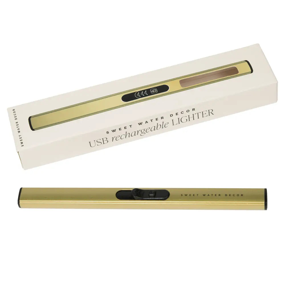Gold Electric Lighter - Rechargeable Lighters