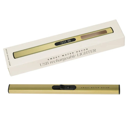 Gold Electric Lighter - Rechargeable Lighters
