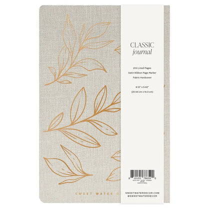 Gold Leaves Notes Journal - Notebooks
