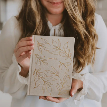 Gold Leaves Notes Journal - Notebooks
