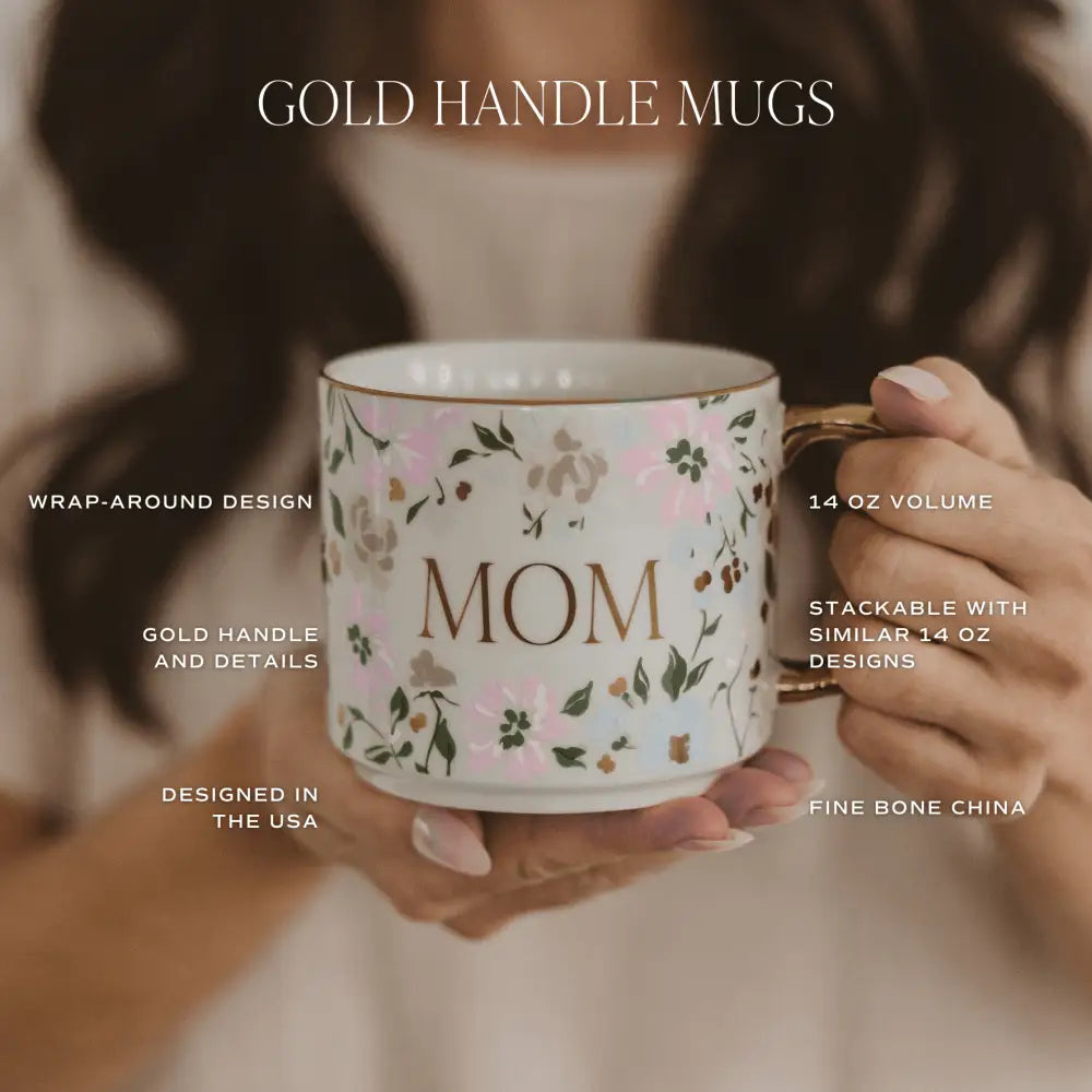 Gold Mom 14 oz Coffee Mug Coffee Mugs