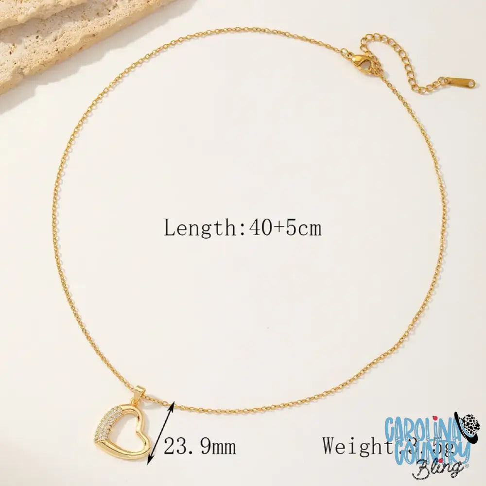 Golden Love – Gold Necklace