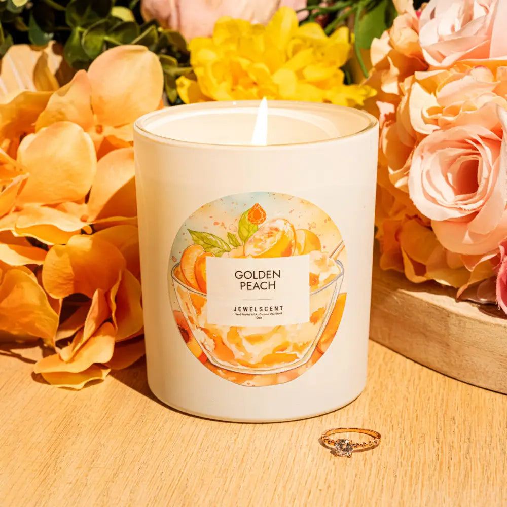 Golden Peach Candle Signature Candle