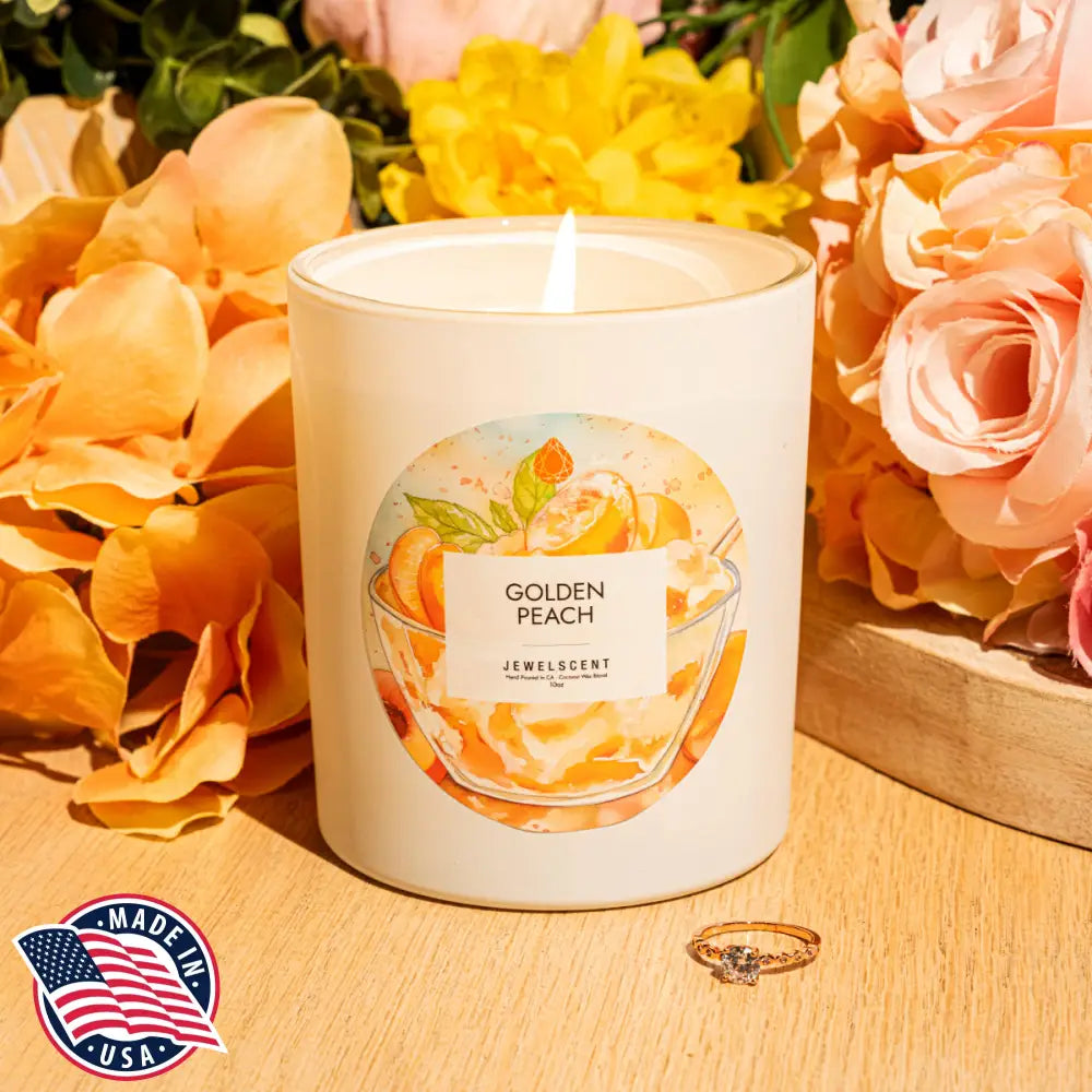Golden Peach Candle Signature Candle