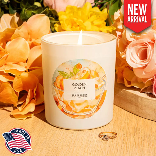 Golden Peach Candle Signature Candle
